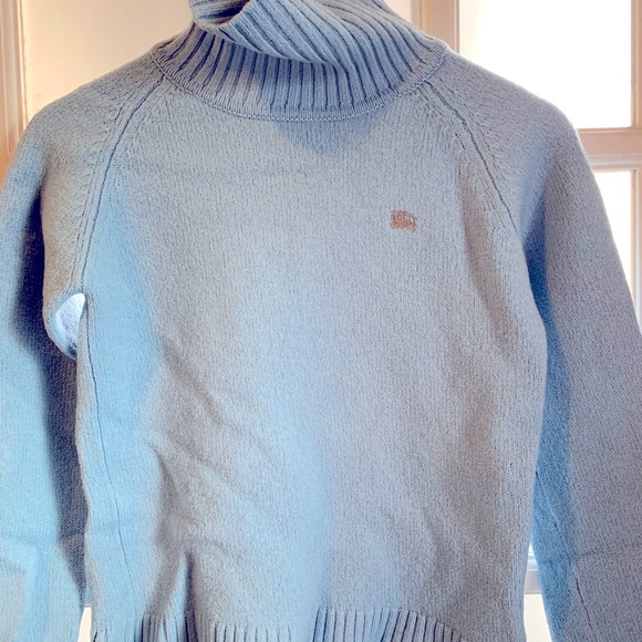 burberry blue sweater